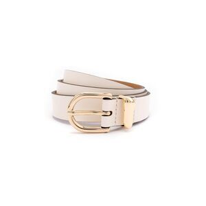 2412 Women's 1 Inch Belt With Molten Metal Keeper, Leather Accessory
